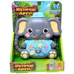 Музыкальная игрушка "Зверюшка. Слонёнок", укр, Wtoys