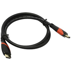 Кабель VCOM CG525-R-1.0, HDMI, 1.0 м., Черный