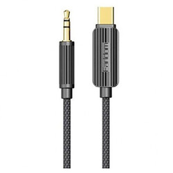 AUX кабель Earldom ET-AUX67, Type-C, 1.2 м., 3.5 мм., Чорний