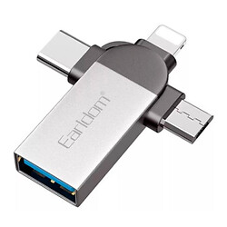 Адаптер Earldom ET-OT93 Apple iPhone SE 2022 / iPhone 14 Pro Max / iPhone 14 Plus / iPhone 14 Pro / iPhone 14 / iPhone 13 Pro / iPhone 13 Mini / iPhone 13 / iPhone 13 Pro Max / iPhone 12 Mini / iPhone 12 Pro Max, Lightning, Type-C, MicroUSB,