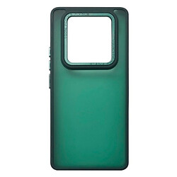Чехол (накладка) Xiaomi Redmi Note 14 Pro 4G, Matte Guard, Dark Green, Зеленый