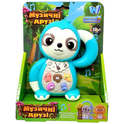 Музыкальная игрушка "Зверушка. Ленивец", укр, Wtoys