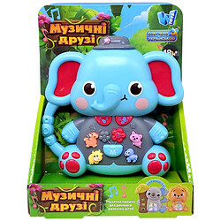 Музична іграшка "Звірятко. Слоненя", укр, Wtoys