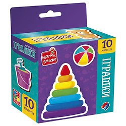 Развивающая игра, набор магнитов "Играшки", Vladi Toys