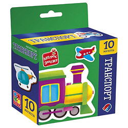Развивающая игра, набор магнитов "Транспорт", Vladi Toys
