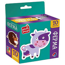 Развивающая игра, набор магнитов "Ферма", Vladi Toys