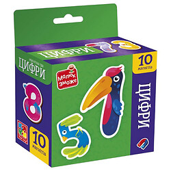 Развивающая игра, набор магнитов "Цифры", Vladi Toys