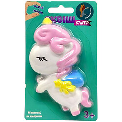 Игрушка "Сквиш-наклейка. Зверюшка: Единорог", Vladi Toys