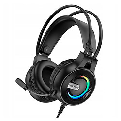 Наушники Borofone BO111 Eminen, С микрофоном, Черный