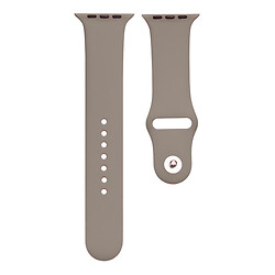 Ремешок Apple Watch 42 / Watch 44, Silicone WatchBand, Pebble, Серый