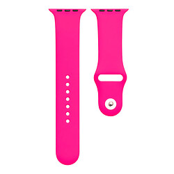 Ремінець Apple Watch 42 / Watch 44, Silicone WatchBand, Shiny Pink, Рожевий