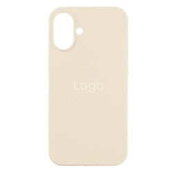 Чохол (накладка) Apple iPhone 16e, Original Soft Case, Antique White, Білий
