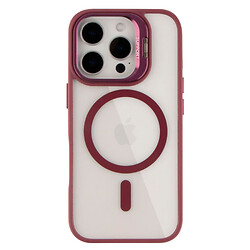 Чехол (накладка) Apple iPhone 16 Pro Max, Metal Stand Case, MagSafe, Сливовый