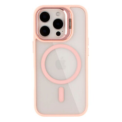 Чехол (накладка) Apple iPhone 16 Pro, Metal Stand Case, MagSafe, Розовый