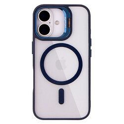 Чехол (накладка) Apple iPhone 16, Metal Stand Case, MagSafe, Dark Blue, Синий