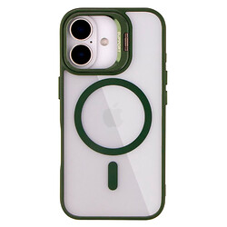 Чехол (накладка) Apple iPhone 16, Metal Stand Case, MagSafe, Зеленый