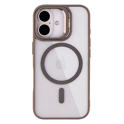 Чехол (накладка) Apple iPhone 16, Metal Stand Case, MagSafe, Серый
