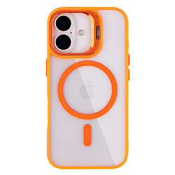 Чехол (накладка) Apple iPhone 16, Metal Stand Case, MagSafe, Оранжевый