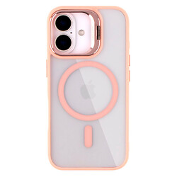 Чехол (накладка) Apple iPhone 16, Metal Stand Case, MagSafe, Розовый
