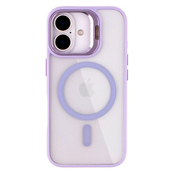 Чохол (накладка) Apple iPhone 16, Metal Stand Case, MagSafe, Фіолетовий