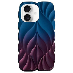 Чехол (накладка) Apple iPhone 16, Epik Leaf, Navy Blue, Синий