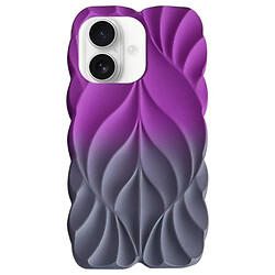 Чехол (накладка) Apple iPhone 16, Epik Leaf, Violet-Grey