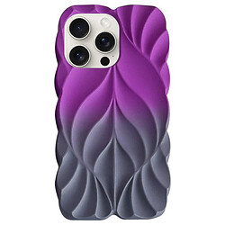 Чехол (накладка) Apple iPhone 16 Pro, Epik Leaf, Violet-Grey
