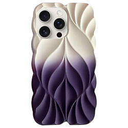 Чехол (накладка) Apple iPhone 16 Pro, Epik Leaf, White-Purple