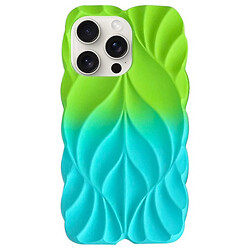 Чохол (накладка) Apple iPhone 16 Pro Max, Epik Leaf, Green-Aqua