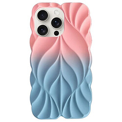 Чохол (накладка) Apple iPhone 16 Pro Max, Epik Leaf, Pink-Blue