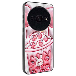 Чехол (накладка) Xiaomi Poco C61 / Redmi A3, Epik Prisma Fluffie, Strawberry, Рисунок