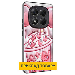 Чохол (накладка) Xiaomi Redmi Note 14, Epik Prisma Fluffie, Strawberry, Малюнок