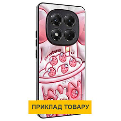 Чохол (накладка) Xiaomi Redmi Note 14 5G, Epik Prisma Fluffie, Strawberry, Малюнок
