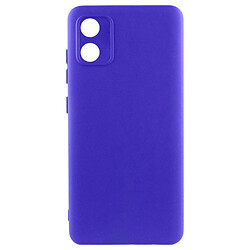 Чехол (накладка) Motorola XT2345 Moto E13, GETMAN Liquid Silk, Iris, Синий