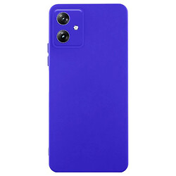 Чохол (накладка) Motorola Moto G54, GETMAN Liquid Silk, Iris, Синій