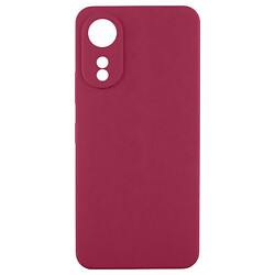 Чехол (накладка) OPPO A78 4G, GETMAN Liquid Silk, Marsala, Бордовый