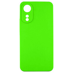 Чехол (накладка) OPPO A78 4G, GETMAN Liquid Silk, Neon Green, Салатовый