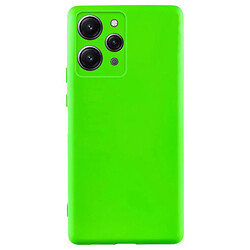 Чехол (накладка) Xiaomi Redmi 12 / Redmi 12 5G, GETMAN Liquid Silk, Neon Green, Салатовый