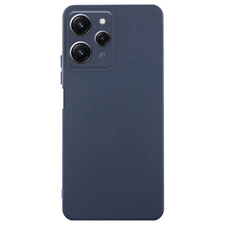 Чехол (накладка) Xiaomi Redmi 12 / Redmi 12 5G, GETMAN Liquid Silk, Midnight Blue, Синий