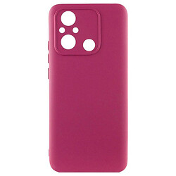 Чехол (накладка) Xiaomi Poco C55 / Redmi 12C, GETMAN Liquid Silk, Marsala, Бордовый