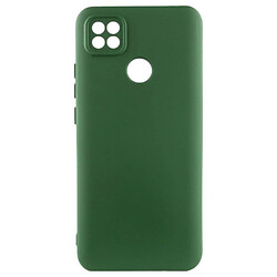 Чехол (накладка) Xiaomi Redmi 10a / Redmi 9C, GETMAN Liquid Silk, Dark Green, Зеленый