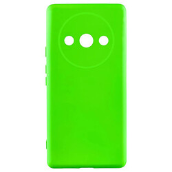 Чехол (накладка) Xiaomi Poco C61 / Redmi A3, GETMAN Liquid Silk, Neon Green, Салатовый