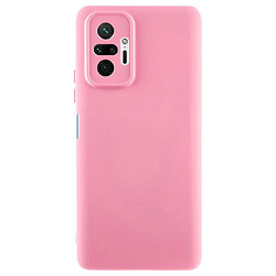 Чехол (накладка) Xiaomi Redmi 10 Pro Max / Redmi Note 10 Pro, GETMAN Liquid Silk, Розовый