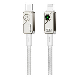 USB кабель Remax RC-C35 Apple iPhone SE 2022 / iPhone 14 Pro Max / iPhone 14 Plus / iPhone 14 Pro / iPhone 14 / iPhone 13 Pro / iPhone 13 Mini / iPhone 13 / iPhone 13 Pro Max / iPhone 12 Mini / iPhone 12 Pro Max / iPhone 12 Pro, Lightning, 1.2 м., Черный