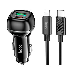 АЗУ Hoco Z58A Rank Apple iPhone SE 2022 / iPhone 14 Pro Max / iPhone 14 Plus / iPhone 14 Pro / iPhone 14 / iPhone 13 Pro / iPhone 13 Mini / iPhone 13 / iPhone 13 Pro Max / iPhone 12 Mini / iPhone 12 Pro Max / iPhone 12 Pro, Lightning, З кабелем, Чорний
