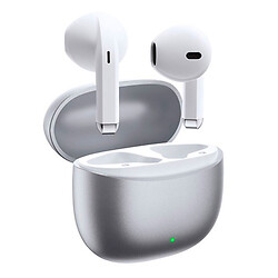 Bluetooth-гарнітура Remax M6 AlloyBuds, Стерео, Срібний