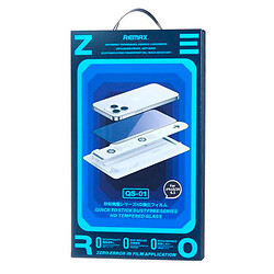Захисне скло Apple iPhone 15 / iPhone 15 Pro, Remax QS-01, Звичайне, Антишпигун, Чорний