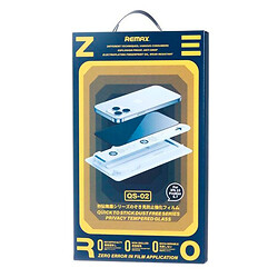 Захисне скло Apple iPhone 15 / iPhone 15 Pro, Remax QS-02, Звичайне, Антишпигун, Чорний