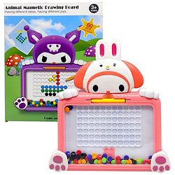 Магнитная мозаика "Sanrio", магнитная доска, стилус, карточки с заданиями, Mic