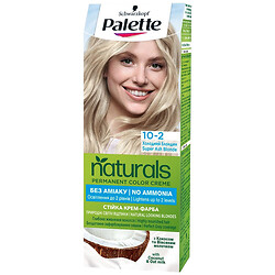 Крем-фарба для волосся стійка Palette Naturals "Холодний блонд", 10-2